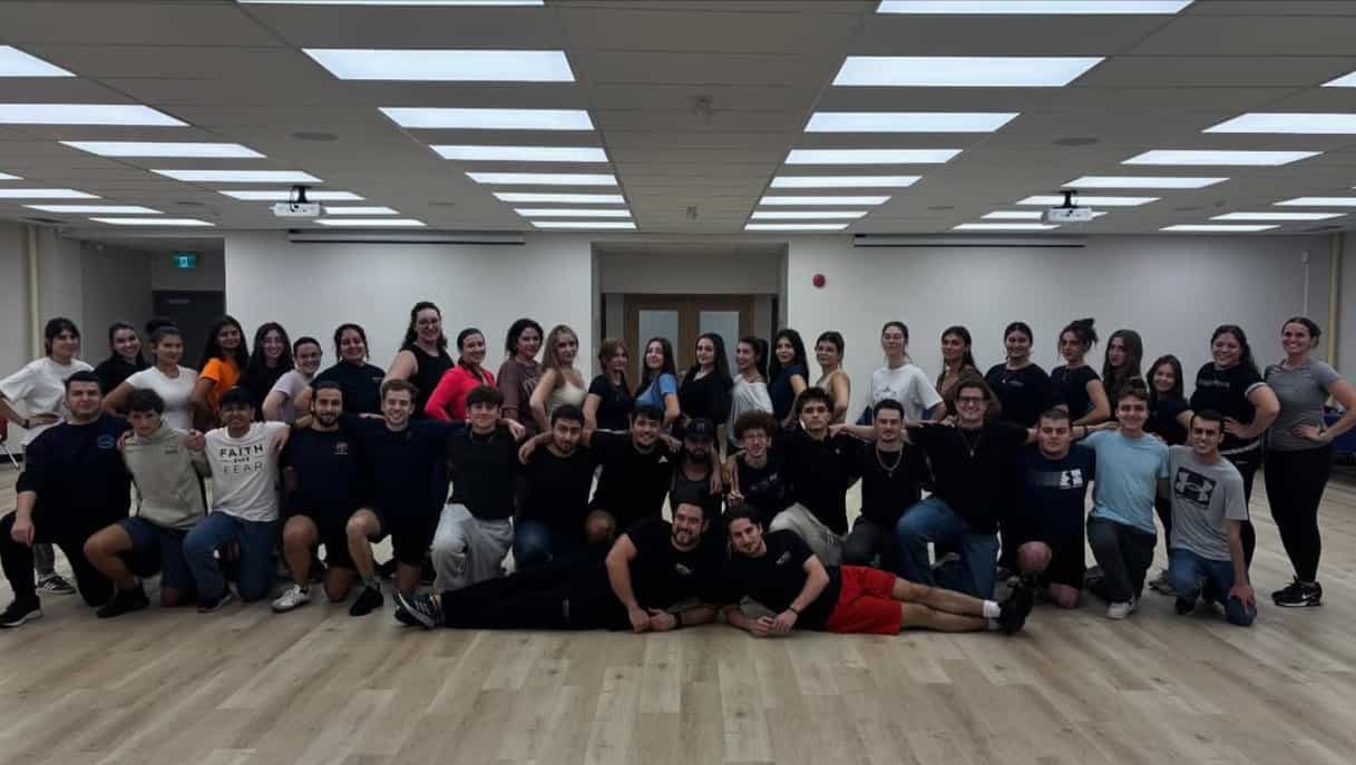 Odyssey Dance Troupe group rehearsal photo
